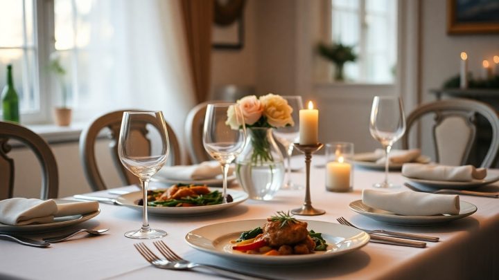 Cene romantiche fai da te: idee per una serata speciale. Suggerimenti e ricette per organizzare una cena romantica a casa, curando ogni dettaglio per un’atmosfera unica